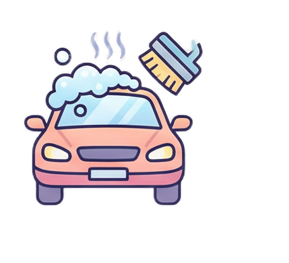 Car Detailing with Shampoo & Steaming